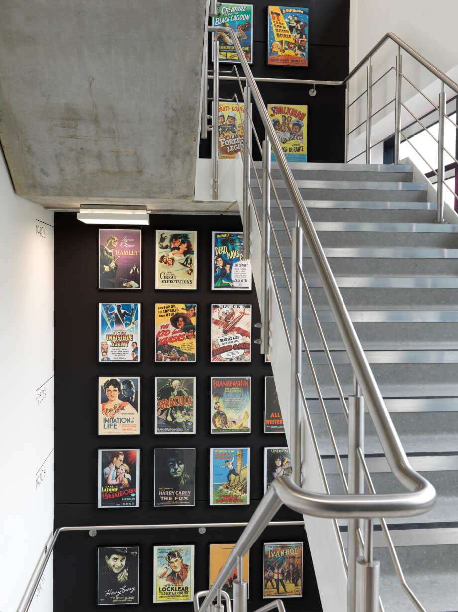 Elstree history wall designed by One x One