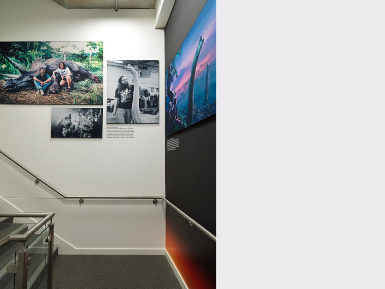 Behind the scenes Jurassic Park images designed by One x One