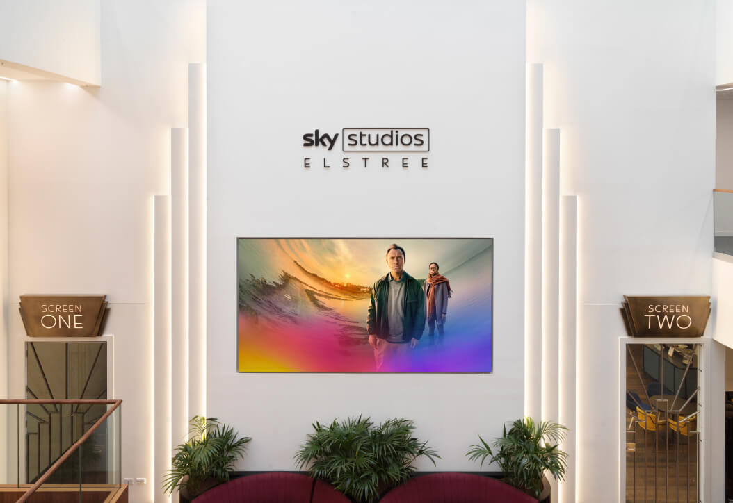 Sky Studios Elstree cinema area designed by One by One